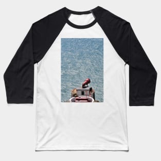 Looking out to sea: Mull of Galloway Lighthouse foghorn Baseball T-Shirt